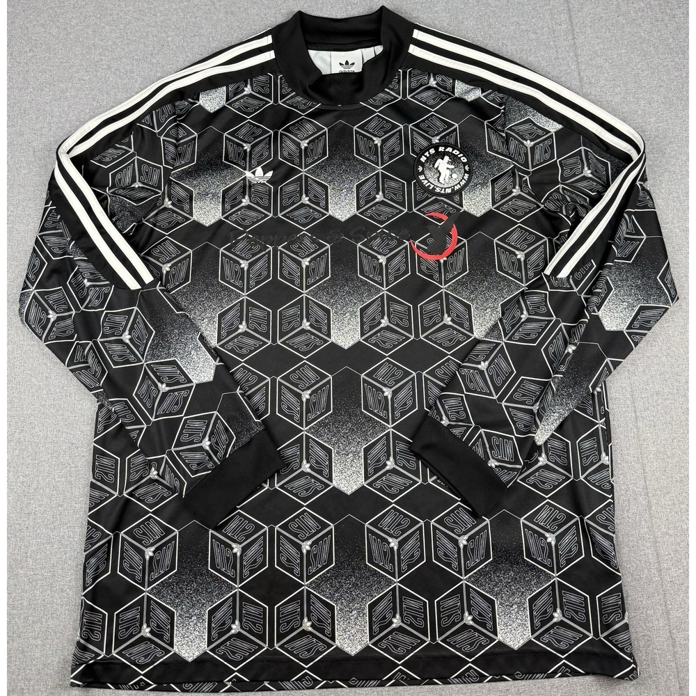 Adidas x NTS Radio Mens L Dont Assume Goalkeeper Jersey Peppers Spice 2019